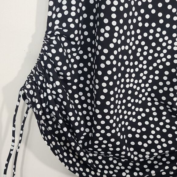 Lands'end Black and White Polka dot Blouse - Picture 6 of 10